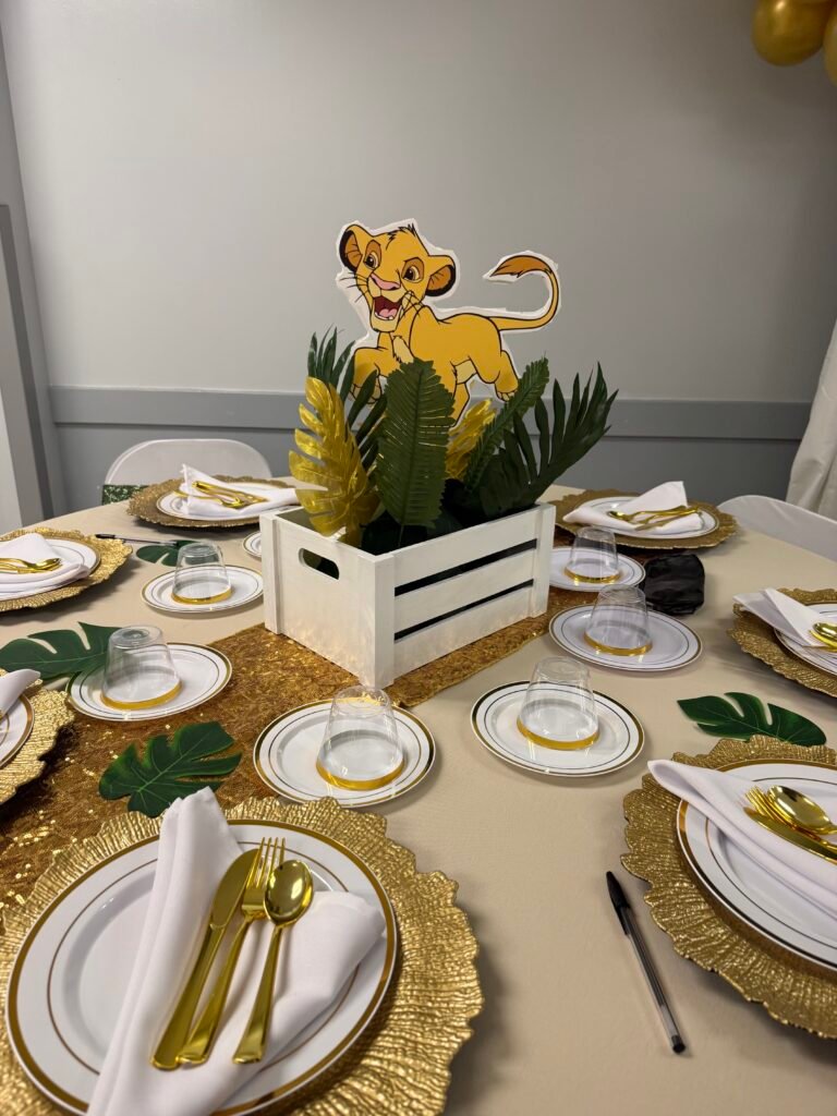 DIY balloon party setup for family celebration at home